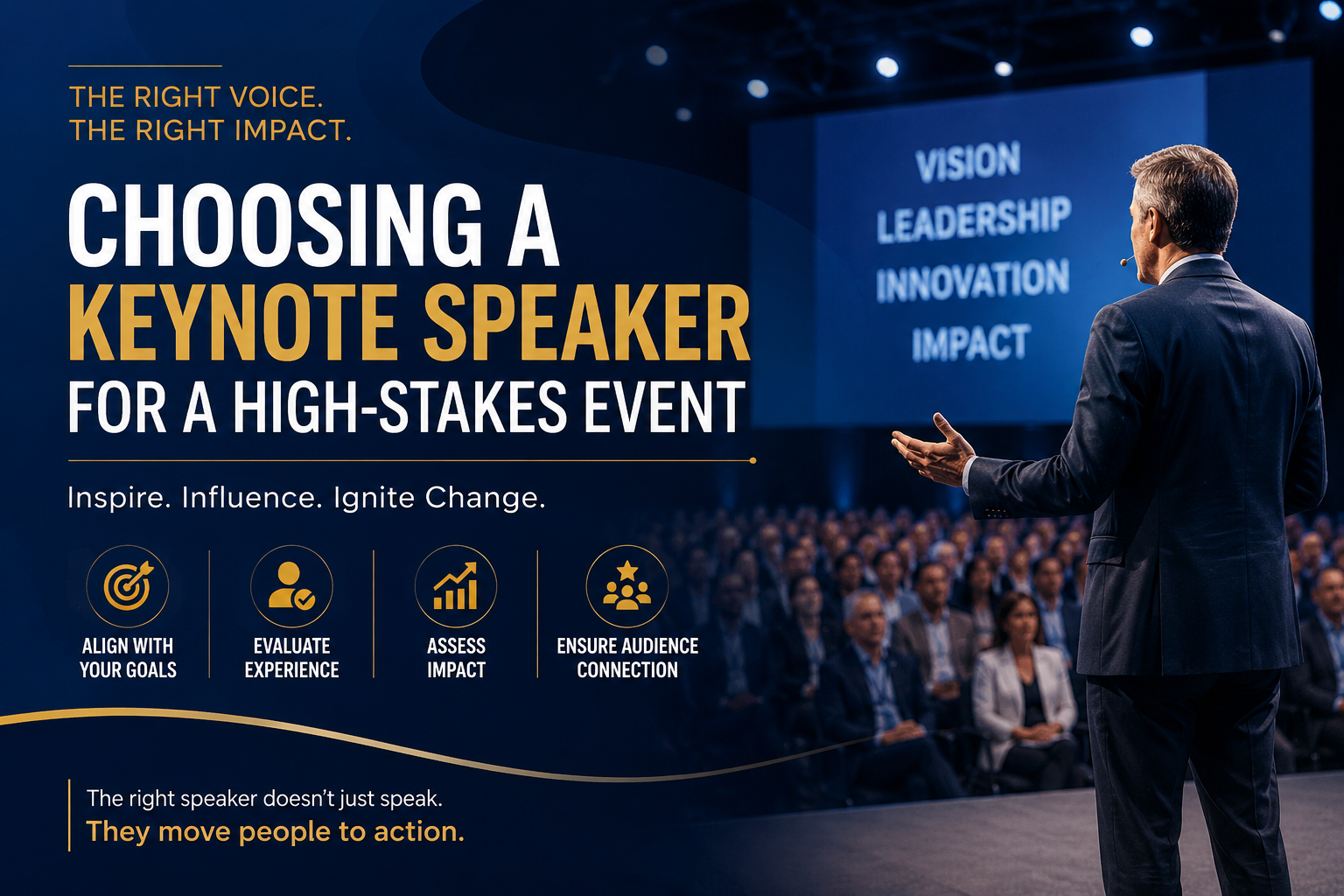 How to Choose a Keynote Speaker for a High Stakes Event