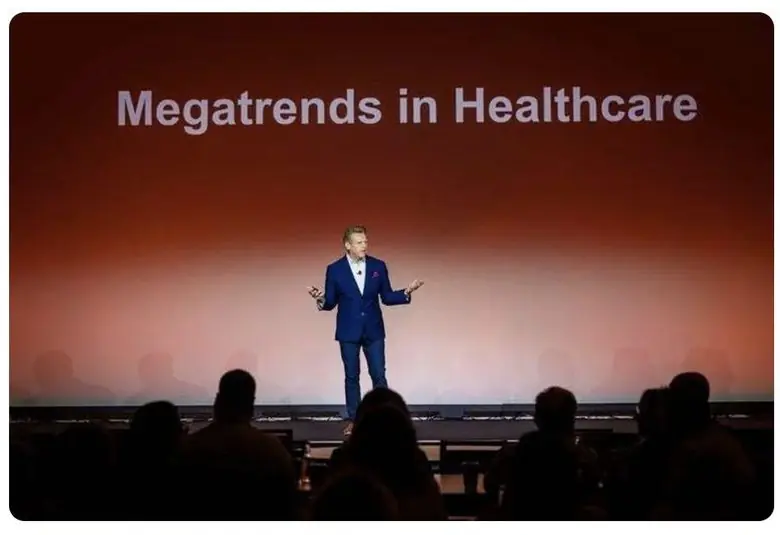 Nicholas Webb presenting on megatrends